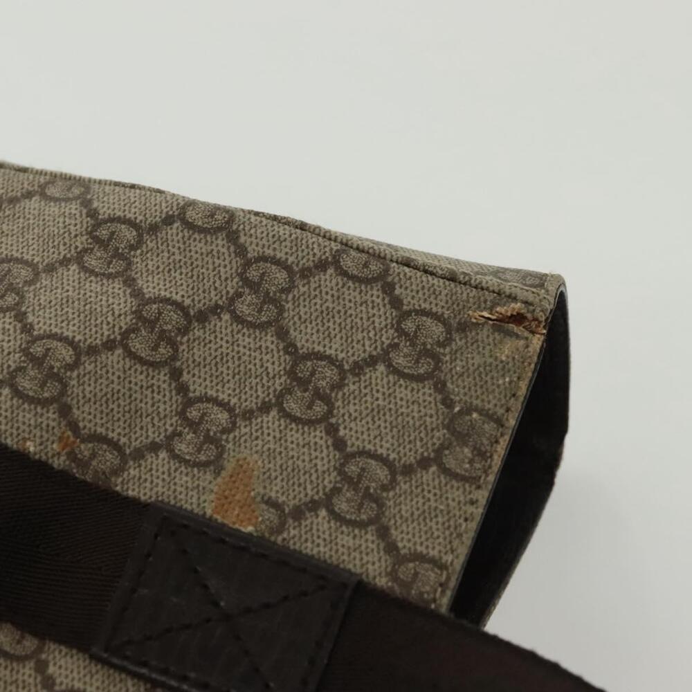 GUCCI GG Supreme Tote Bag Pvc Beige Silver - Picture 8 of 13